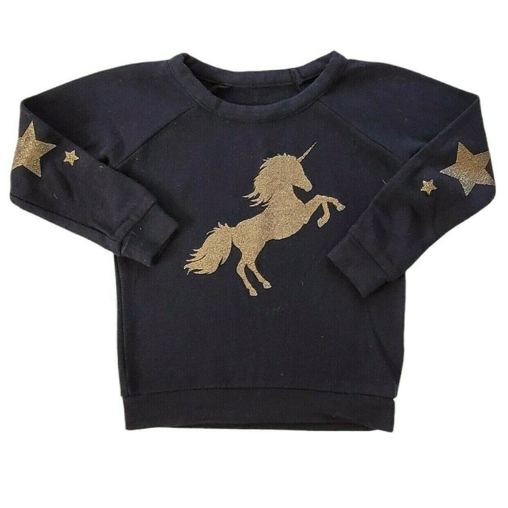Chaser Gold Unicorn Sweatshirt